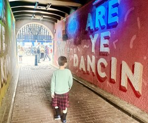 Glasgow  is a great city to explore with kids! Photo by the author