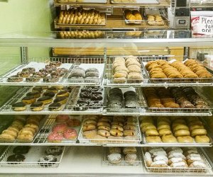 Image of display at Goody Good Donuts - Best Fall Day Trips from Boston