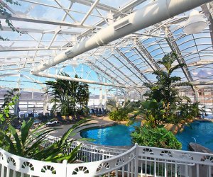 Indoor Water Parks and Pools for Philly Area Families: Crystal Springs Biosphere Pool