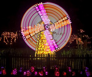 The Great Jack O'Lantern Blaze Long Island really comes to life with glowing pumpkin displays after dark. Photo by Tom Nycz for the Historic Hudson Valley