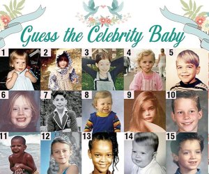 Guess the celebrity baby is a fun and silly baby shower game.
