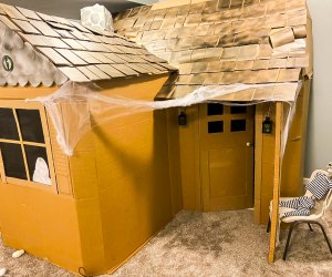 Halloween Activities for Kids: Cardboard Box Haunted House