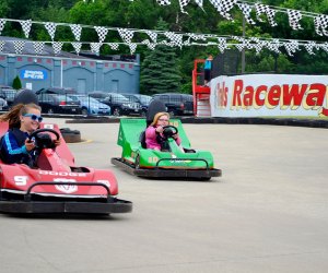 Best Amusement Parks in the Chicago Area for Families: kids driving go-karts