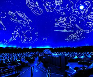 Astrophysics is brought to life at the Hayden Planetarium. Photo courtesy of AMNH