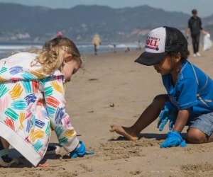 Nothin' but Sand Beach Clean-up lets kids take part in keeping our beaches pristine. Photo by Dan Do Linh for Heal the Bay
