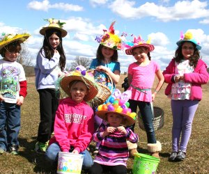 Grab your best bonnets and baskets and head to the Easter egg hunt at Heaven Hill Farm. Photo courtesy of the farm