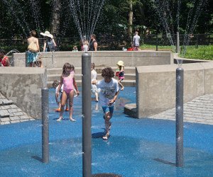 Heckscher Playground is home to one of our favorite splash pads in New York City