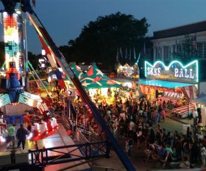 The fun continues into the evening at the Herricks Community Center Carnival.  Photo courtesy of the carnival