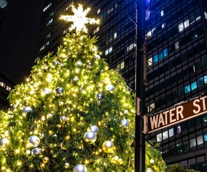 Wander the South Street Seaport to see the stunning sights for free this holiday break