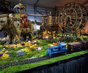 NYBG Holiday Train Show: Wonder Wheel