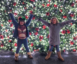 Set hearts aglow (and score a photo op) at Lake Compounce's Holiday Lights. Photo by Ally Noel