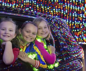 Get into the spirit of the season with holiday activities like Magic of Lights at Pratt & Whitney Stadium. Photo courtesy of XL Center