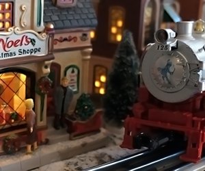 The popular Holidays on the Hill Train Show returns to Lasdon Park Arboretum this weekend. Photo courtesy of Lasdon Hill