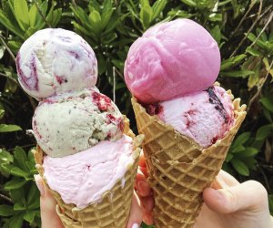 Image of massive ice cream cones - Best Ice Cream in Connecticut
