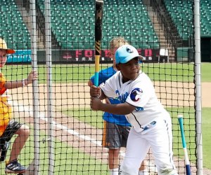Houston has several fun baseball summer camps. Photo courtesy of the Space Cowboys Baseball Camp