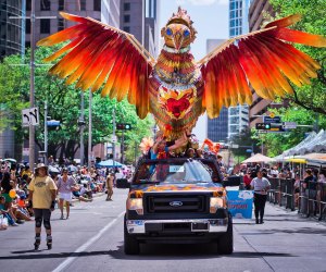 Houston Art Car Parade is free this April. Photo courtesy of the Orange Show Center for Visionary Art