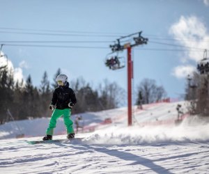 Gear-up and hit the slopes at Hunter. It's an easy a day trip from NYC! Photo courtesy of the resort