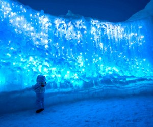 More than 20 million pounds of ice are used to create the Ice Castles structures. 