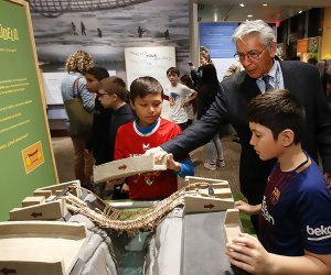National Museum of the American Indian Opens imagiNATIONS Center Kevin Gover, the director of The National Museum of the American Indian, and visitors play with "Make It, Shake It" an interactive engineering bridge display. AP Images/Jason DeCrow for the museum