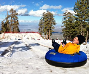 Snow Sledding Or Tubing Spots Near Los Angeles For Socal Kids To Play Winter Mommypoppins Things To Do In Los Angeles With Kids