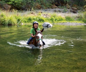 Camp is about trying new things! Photo courtesy of Bar 717 Ranch Camp Trinity