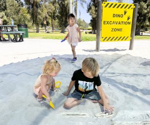 Recreation Park, Long Beach's newest playground: dig for dino bones.