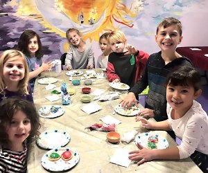 Choose from a variety of art activities for a birthday party at Art XO Studio in Irvington. Photo courtesy of the studio