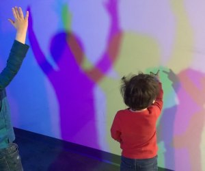 Visiting Philly's Museum of Illusions with Kids: The Color Room