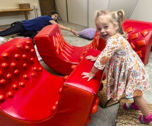 The interactive indoor playground is now welcoming crawlers and early walkers to play, climb, explore, and connect. Photo by Kylie Williams