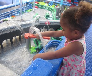 Best indoor play spaces with water tables: Dynamic H20 at the Children's Museum of Manhattan