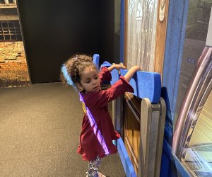 Image of a child playing at Museum of Science Boston.