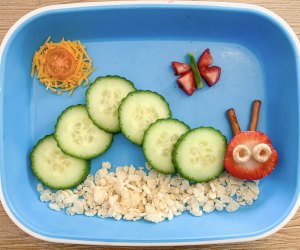 Healthy Snacks for Kids That Are Works of Art: Very Veggie Caterpillar