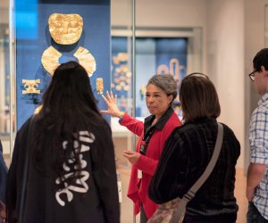 Families are invited to explore the art and music of indigenous people. Photo courtesy of Museum of Fine Arts, Boston