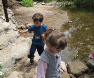LA Restaurants with Outdoor Dining for Kids: Inn of the Seventh Ray is right next to a creek where kids can play