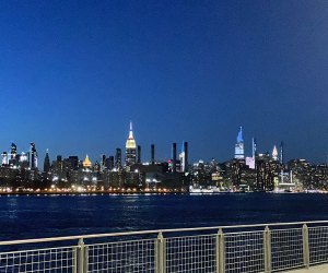 Instagrammable spots with kids in NYC: Domino Park