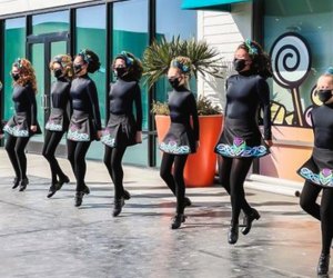 Irish Dancers perform in Huntington Beach at the Kids Club. Photo courtesy of the event