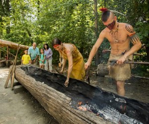 Things To Do in Williamsburg, VA with Kids: See the Powhatan way of life in a re-creation of Paspahegh Town