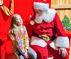 Visit Santa at Jingle on the Boardwalk near Houston. Photo courtesy of the Kemah Boardwalk