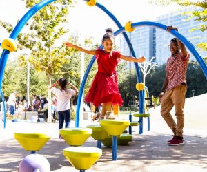 John P. McGovern's state-of-the art playground is perfect for both younger and older children. Photo courtesy of Discovery Green.