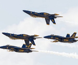 The U.S. Navy's Blue Angels headline the Jones Beach Air Show for the first time since 2004. Photo courtesy of the Blue Angels/via Facebook