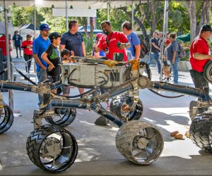 You never know what you'll see at JPL's Open House. Photo courtesy of NASA's Jet Propulsion Lab