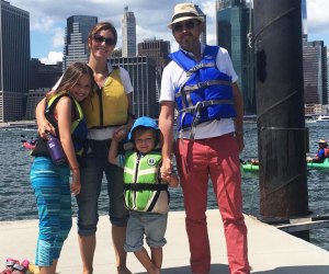 Go kayaking in Brooklyn Bridge Park with your family