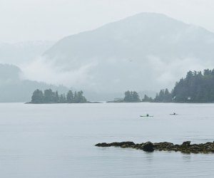 See the view of the bay from the local Sitka library.