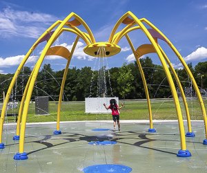 Image of splash pad and water playground in Connecticut