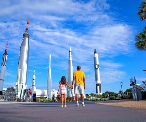Take a day trip to Merritt Island, for fun, family time. Photo courtesy of Kennedy Space Center