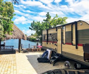 The Key Largo Campground in Florida is located on 40 acres of tropical foliage. Photo courtesy of the campground