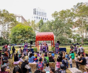 Things To Do in NYC this Weekend with Kids: San Gennaro, Concerts, Monarchs Free family-friendly festival Kids Fest: Stages in the Square returns this weekend to Madison Square Park. Photo courtesy of Madison Square Park