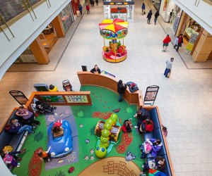 Livingston Mall offers a fun, free indoor place to play
