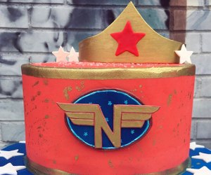 Sugar Monster Sweets specializes in custom-cake designs, such as this Wonder Woman cake.