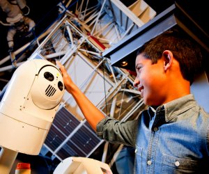 Kids can learn about Robotics at the Houston Space Center. Photo courtesy of spacecenter.org
